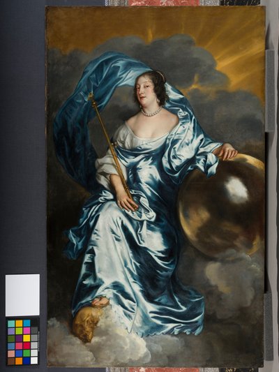 レイチェル・ド・ルヴィニー、サウサンプトン伯爵夫人、「フォーチュン」、1638年頃 作： Anthony van Dyck